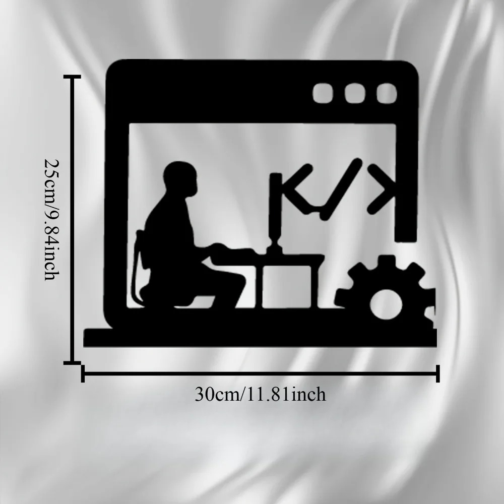 Metal Wall Art Decor Silhouett - Tech Office Wall reseña y precio