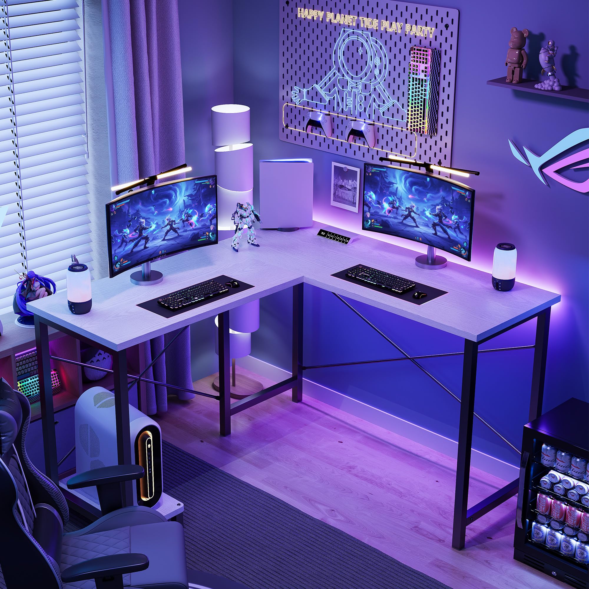 JHK 50 Inch L Shaped Desk Comp - Office Xp reseña y precio
