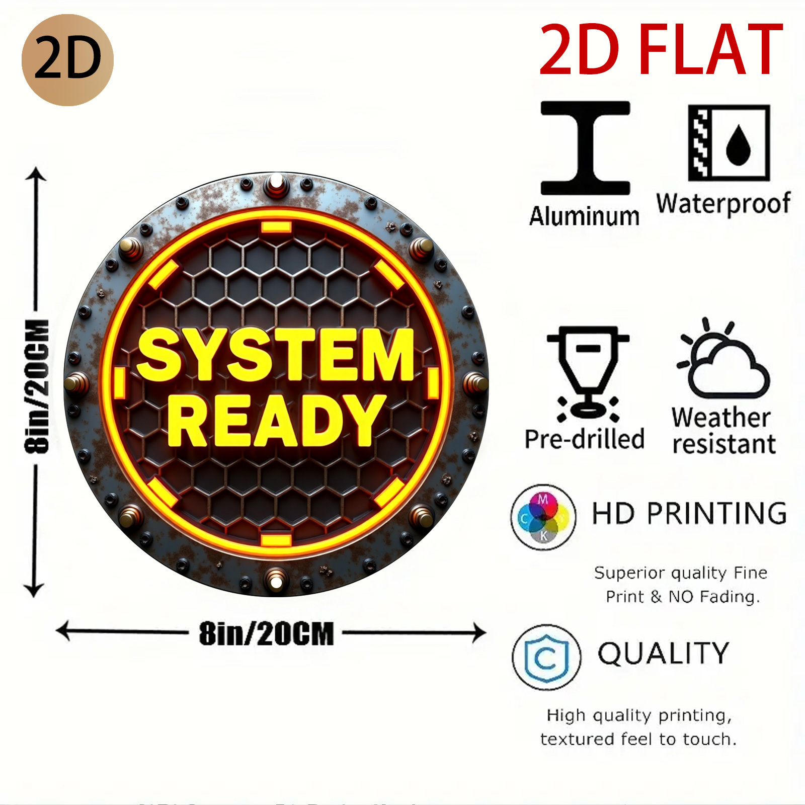 2D Flat, 2d Flat Circular Indu - Tech Office Wall reseña y precio