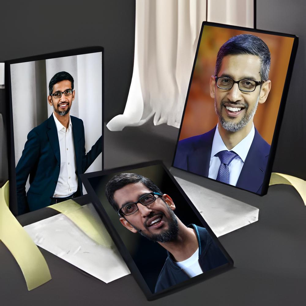 Sleek Corporate S-Sundar Picha - Tech Office Wall reseña y precio