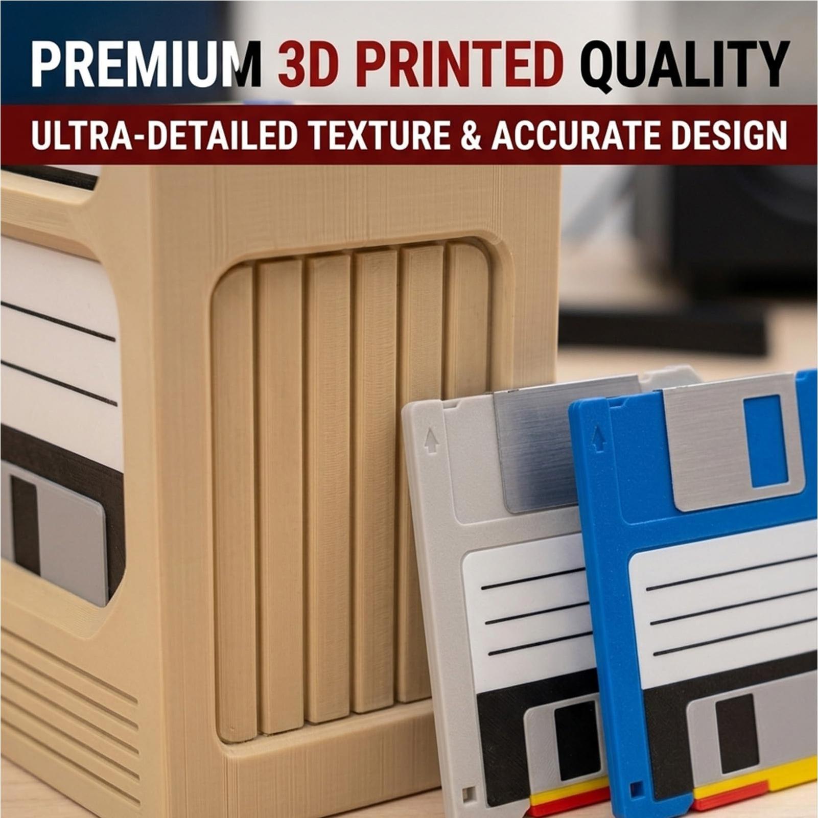 Retro Tech Coaster Holder Set  - Office Tech For Home reseña y precio