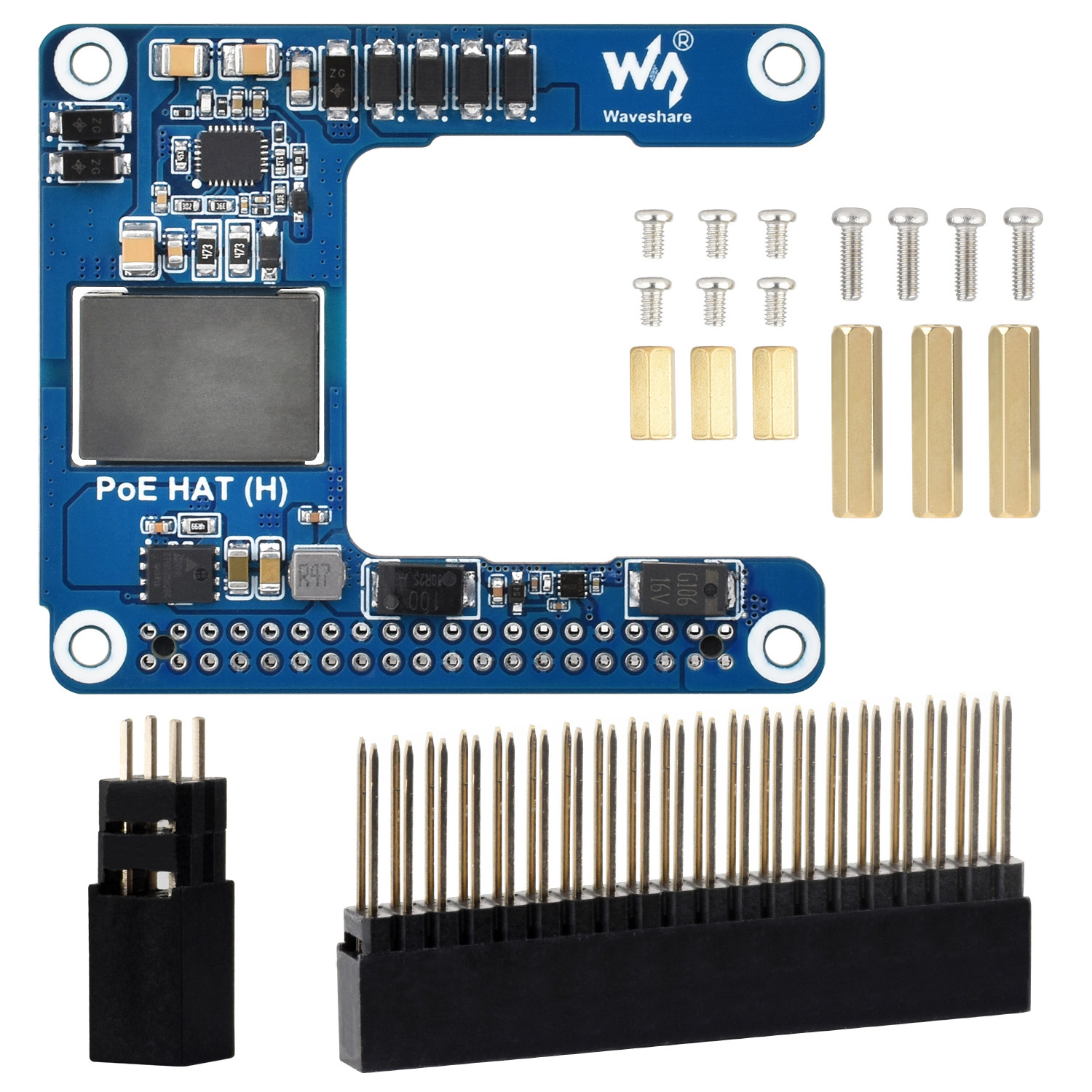 Waveshare Raspberry Pi 5 PoE H - Power Over Ethernet reseña y precio