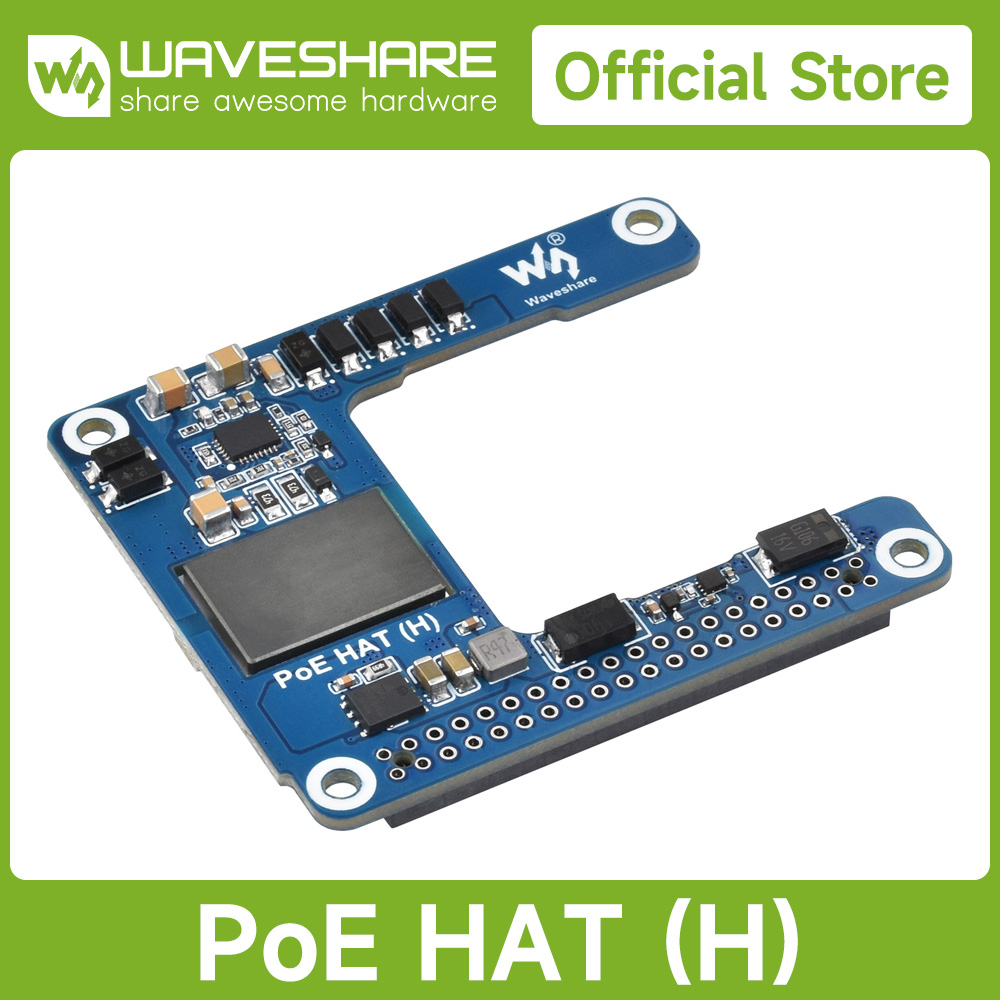 Waveshare Raspberry Pi 5 PoE H - Power Over Ethernet reseña y precio